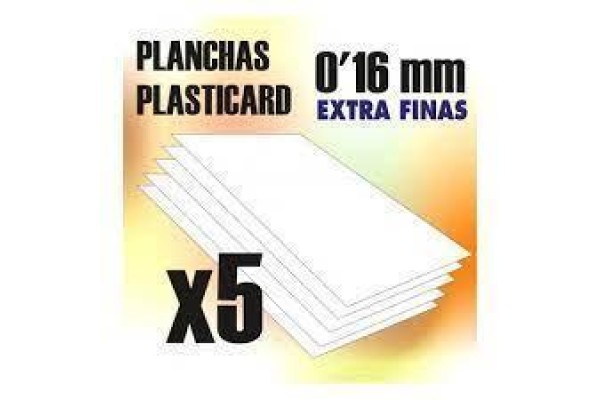 Abs Plasticard A4 - 016Mm Combox5 Sheets