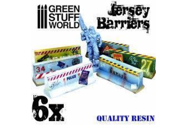 6X Jersey Barriers