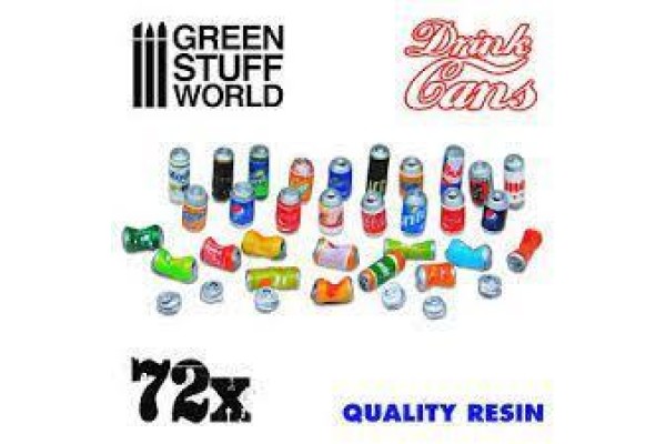 72X Resin Drink Cans
