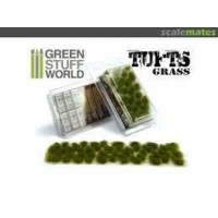 Grass Tufts - 6Mm Self-Adhesive - Dry Green