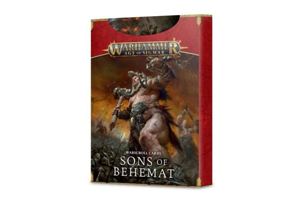 Warscroll Cards: Sons Of Behemat (Eng) --- Op = Op!!!