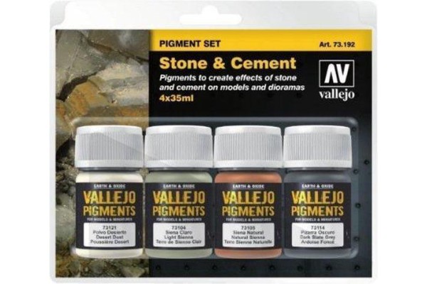 Vallejo Pigment Set Stone & Cement (4)