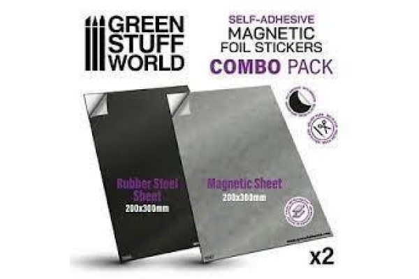 Magnetic Sheet Combo - Self Adhesive