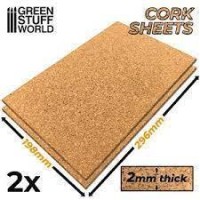 Cork Sheet In 2Mm X2