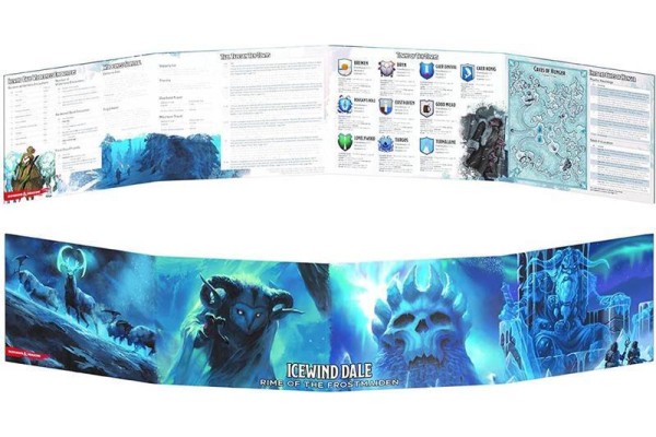 Dungeons And Dragons Icewind Dale Rime Of The Frostmaiden Dm Screen