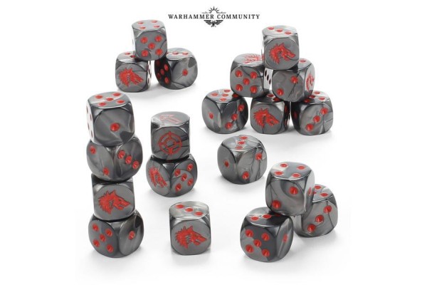 The Horus Heresy: Space Wolves Dice Set ---- Webstore Exclusive