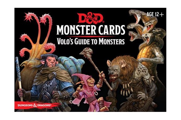 D&D Monster Cards: Volo's Guide To Monsters (81 Cards)