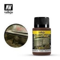 Vallejo Weathering Effects Splash Mud Brown 40 Ml