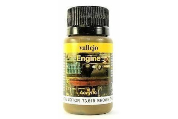 Vallejo Weathering Effects Engine Effect Brown Engine Soot