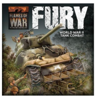 Fury Starter Set (1X Tiger 1X Stug 2X Sherman's 1X M10 - Plastic)