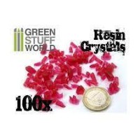 Red Resin Crystals - Small