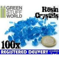 Blue Resin Crystals - Small