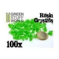 Green Resin Crystals - Small