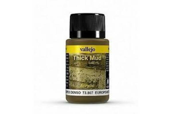 Vallejo Weathering Effects Thick Mud European 40 Ml