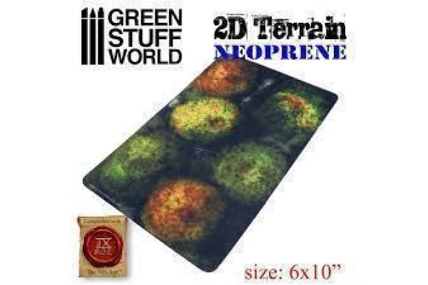 2D Neoprene Terrain - Forest With 6 Trees