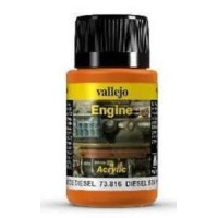 Vallejo Weathering Effects Engine Effect Diesel Stains 40 Ml