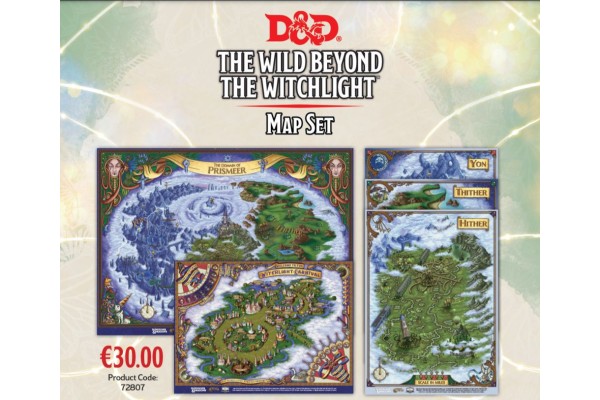 D&D - The Wild Beyond The Witchlight: Map Set Sale Op = Op