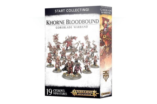 Start Collecting! Khorne Bloodbound Goreblade Warband --- Temporarily Out Of Stock Bij Gw ---- Webstore Exclusive