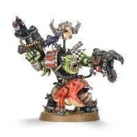 Orks: Ork Warboss With Attack Squig --- Temporarily Out Of Stock Bij Gw ---- Webstore Exclusive