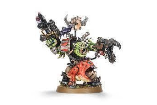 Orks: Ork Warboss With Attack Squig --- Temporarily Out Of Stock Bij Gw ---- Webstore Exclusive