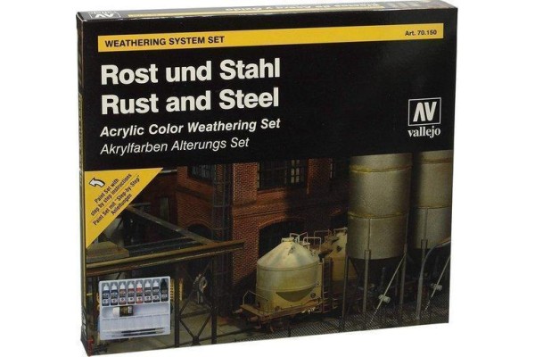 Vallejo Model Color: Rust & Steel Set