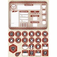 Dungeons And Dragons 5Th Barbarian Token Set (22  And  Combat Tile)