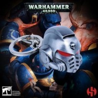 Primaris Space Marine Metal Helmet Keychain - Warhammer 40K