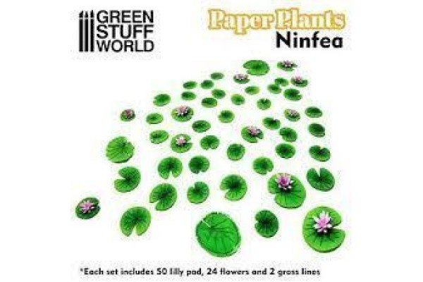 Paper Plants - Lilly Pads - Ninfea