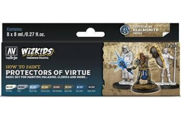 Vallejo Wizkids Premium: Protectors Of Virtue (8Ml) (8)