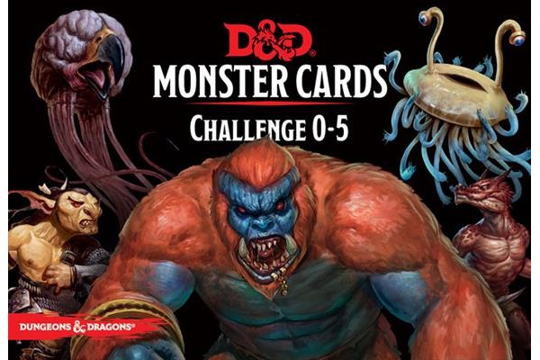 Dungeons And Dragons Monster Cards Challenge 0-5
