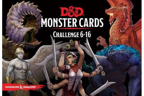 Dungeons And Dragons Monster Cards Challenge 6-16