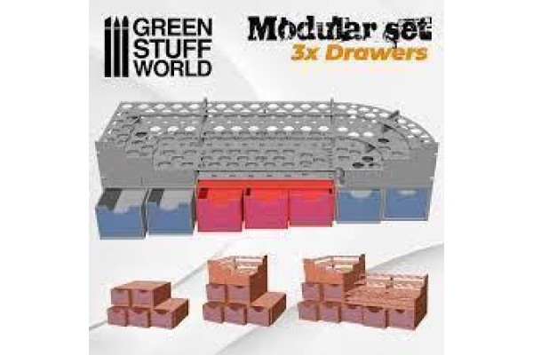Modular Set 3X Drawers