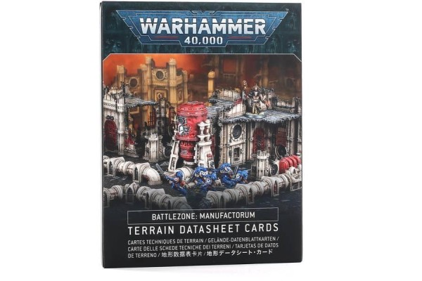 Warhammer 40000: Battle Zone Manufactorum Datasheet Cards Eng --- Op = Op!!!