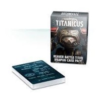 Adeptus Titanicus: Reaver Battle Titan Weapon Card Pack ---- Webstore Exclusive
