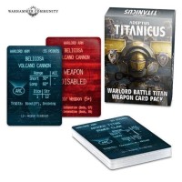 Adeptus Titanicus: Warlord Battle Titan Weapon Card Pack ---- Webstore Exclusive