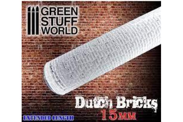 Rolling Pin Dutch Bricks 15Mm