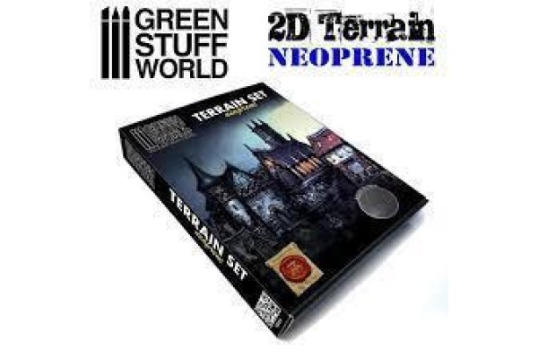 2D Neoprene Terrain Set - 22 Pieces