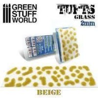 Grass Tufts - 2Mm Self-Adhesive - Beige