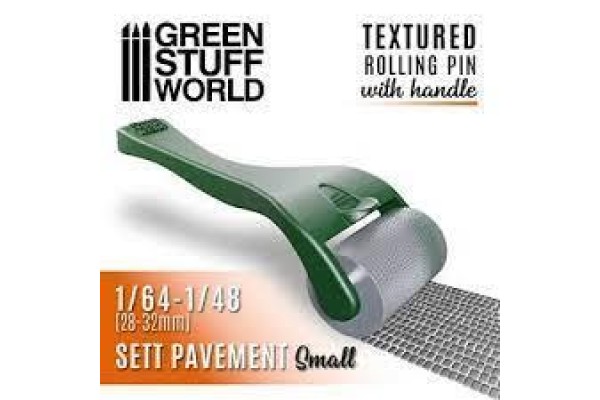 Rolling Pin With Handle - Sett Pavement Small