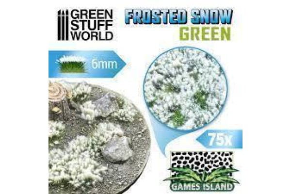 Shrubs Tufts - 6Mm Frosted Snow - Green
