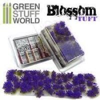 Blossom Tufts - 6Mm Self-Adhesive - Purple Flowers