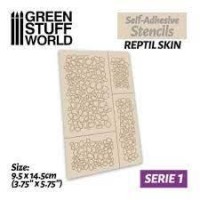 Self-Adhesive Stencils - Reptil Skin