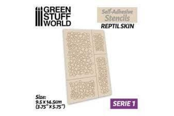 Self-Adhesive Stencils - Reptil Skin