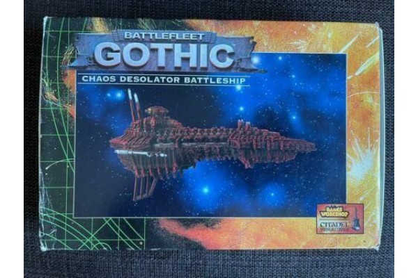 Battlefleet Gothic: Chaos Despoiler Battleship --- Op = Op!!!