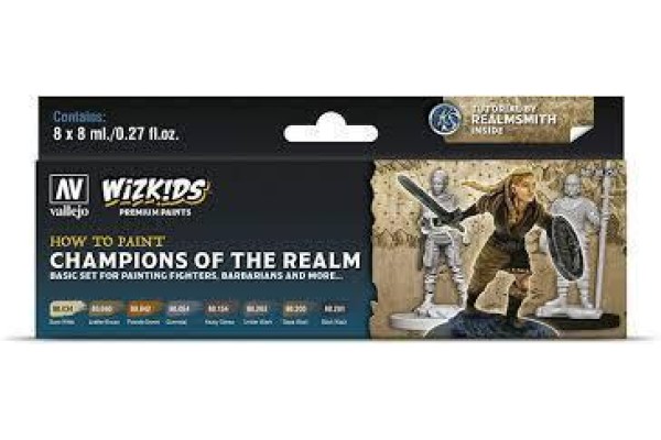 Vallejo Wizkids Premium: Champions Of The Realm (8Ml) (8)