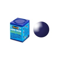 Nachtblauw Glanzend Ral 5022 Aqua Color 18 Ml Revell Modelbouwverf Op Waterbasis