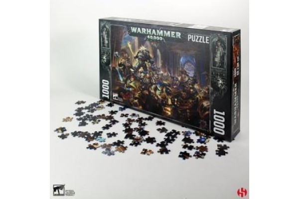 Gulliman Vs Black Legion - Warhammer 40K Puzzle 1000Stukjes