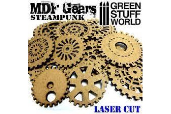 Mdf Wood Steampunk Gears