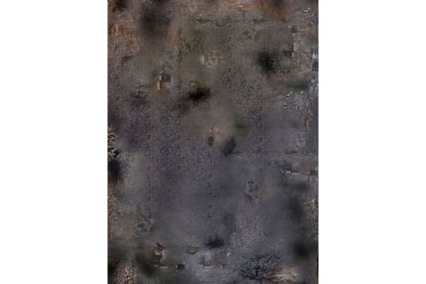 Ruined City 44 X 60 - Material : One-Sided Rubber Mat