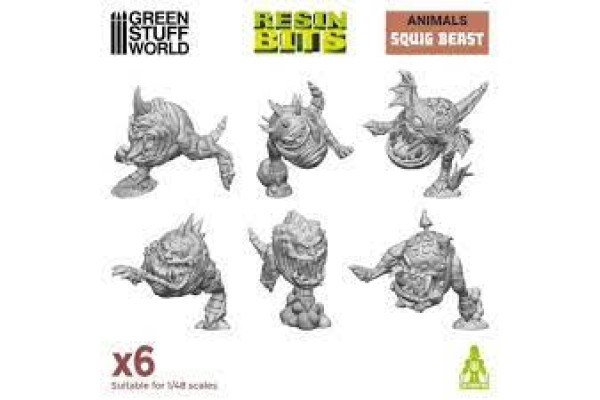 3D Printed Set - Squig Beasts